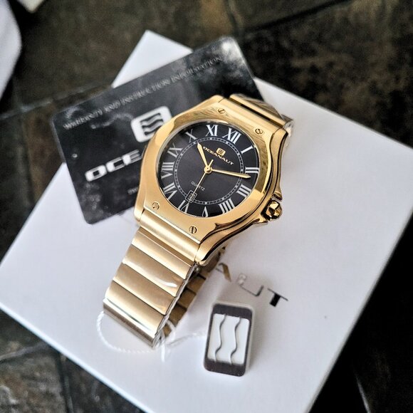 Oceanaut Men's OC1395 Rayonner Gold Quartz Watch - Picture 5 of 8